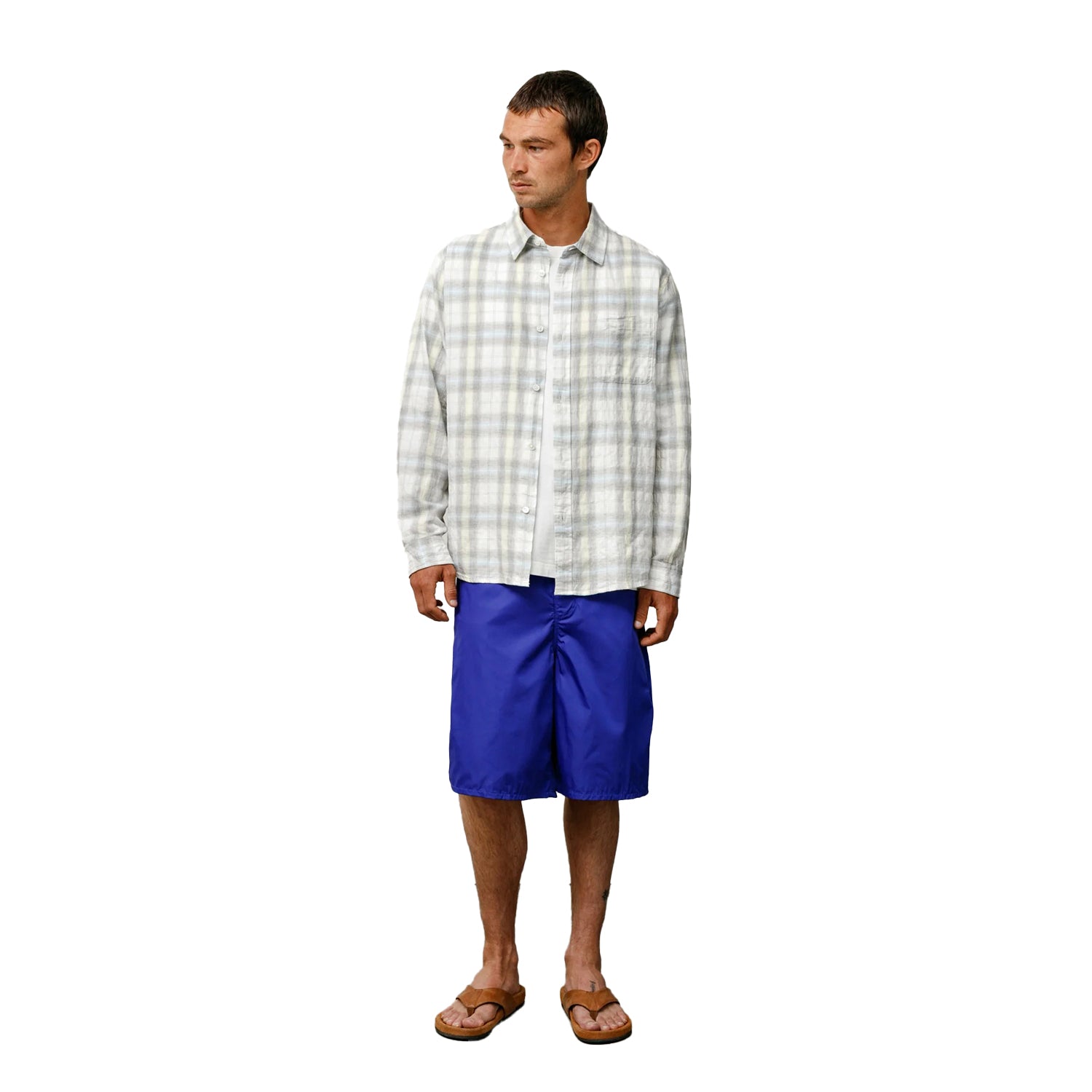 Beach Plaid Shirt - INVINCIBLE