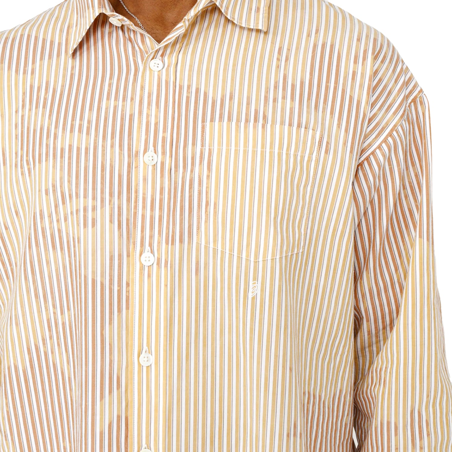 Classic LS Shirt Bleached Poplin - INVINCIBLE