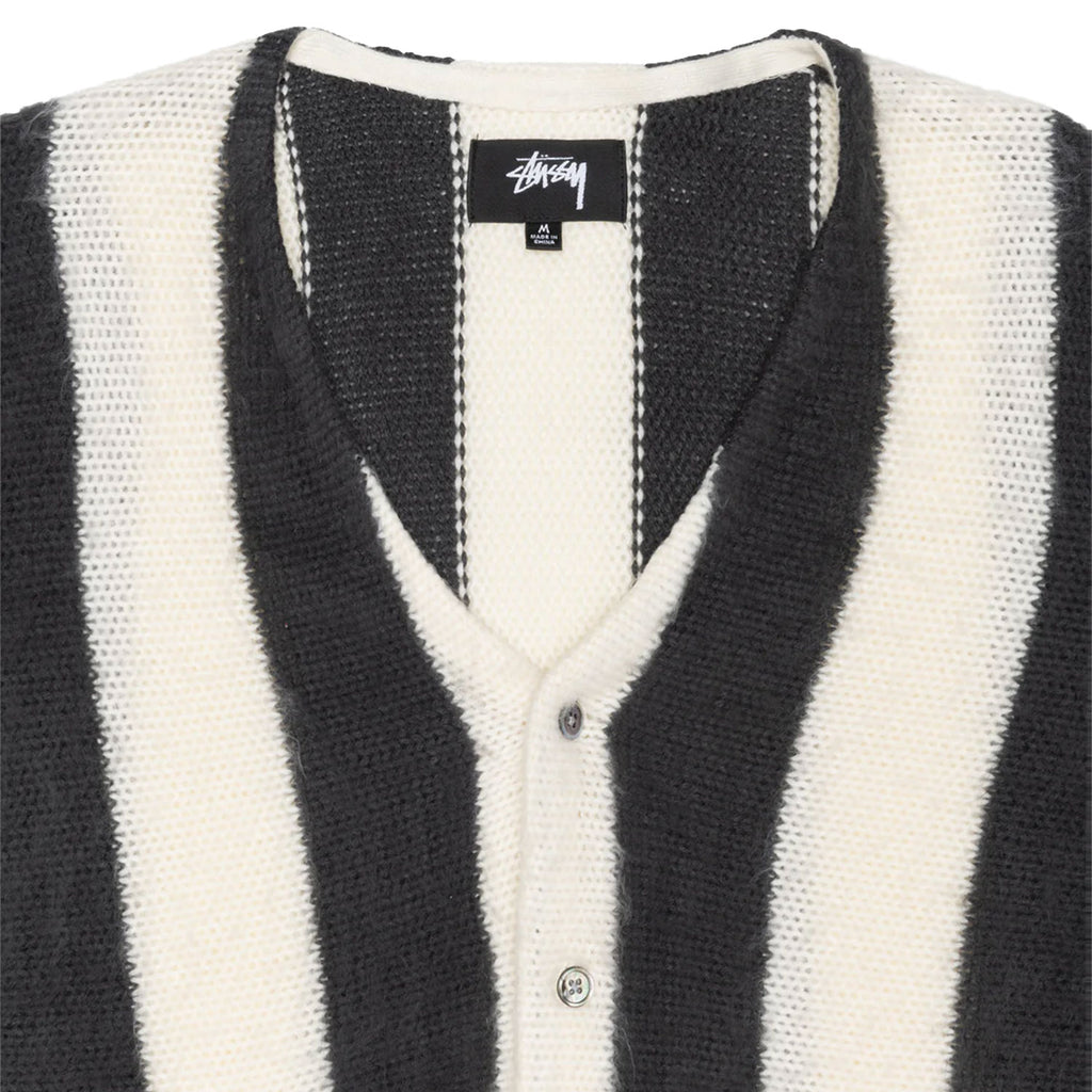 Stripe Brushed Cardigan - INVINCIBLE