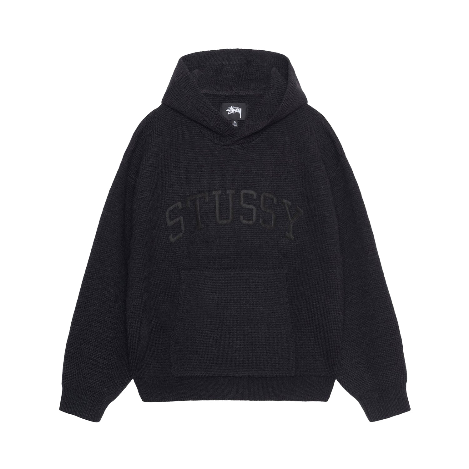Felt Patch Knit Hood - INVINCIBLE