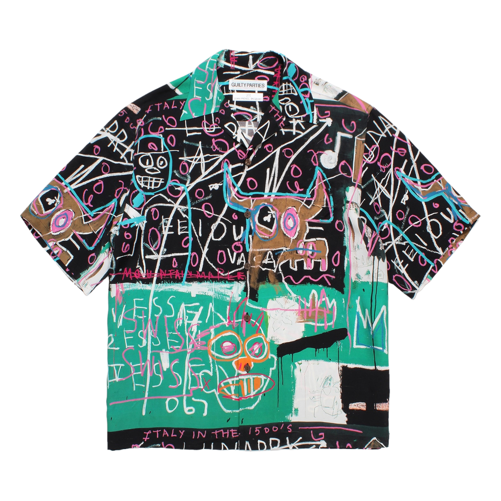 Jean-Michell Basquiat / S/S Hawaiian Shirt ( Type-5 ) - INVINCIBLE
