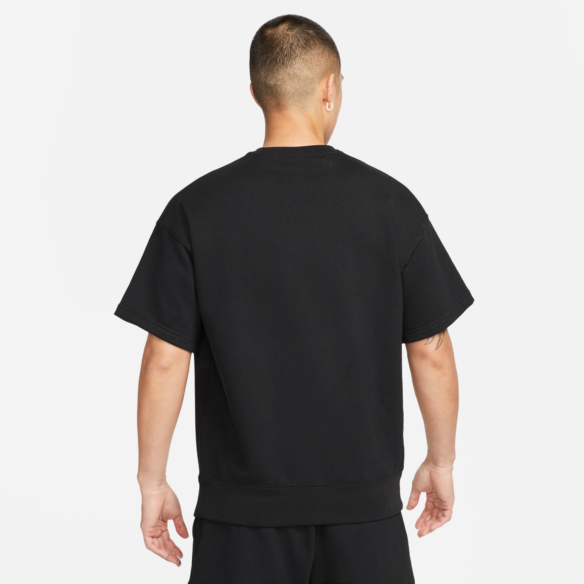 Solo Swoosh Short-Sleeve French Terry Top - INVINCIBLE