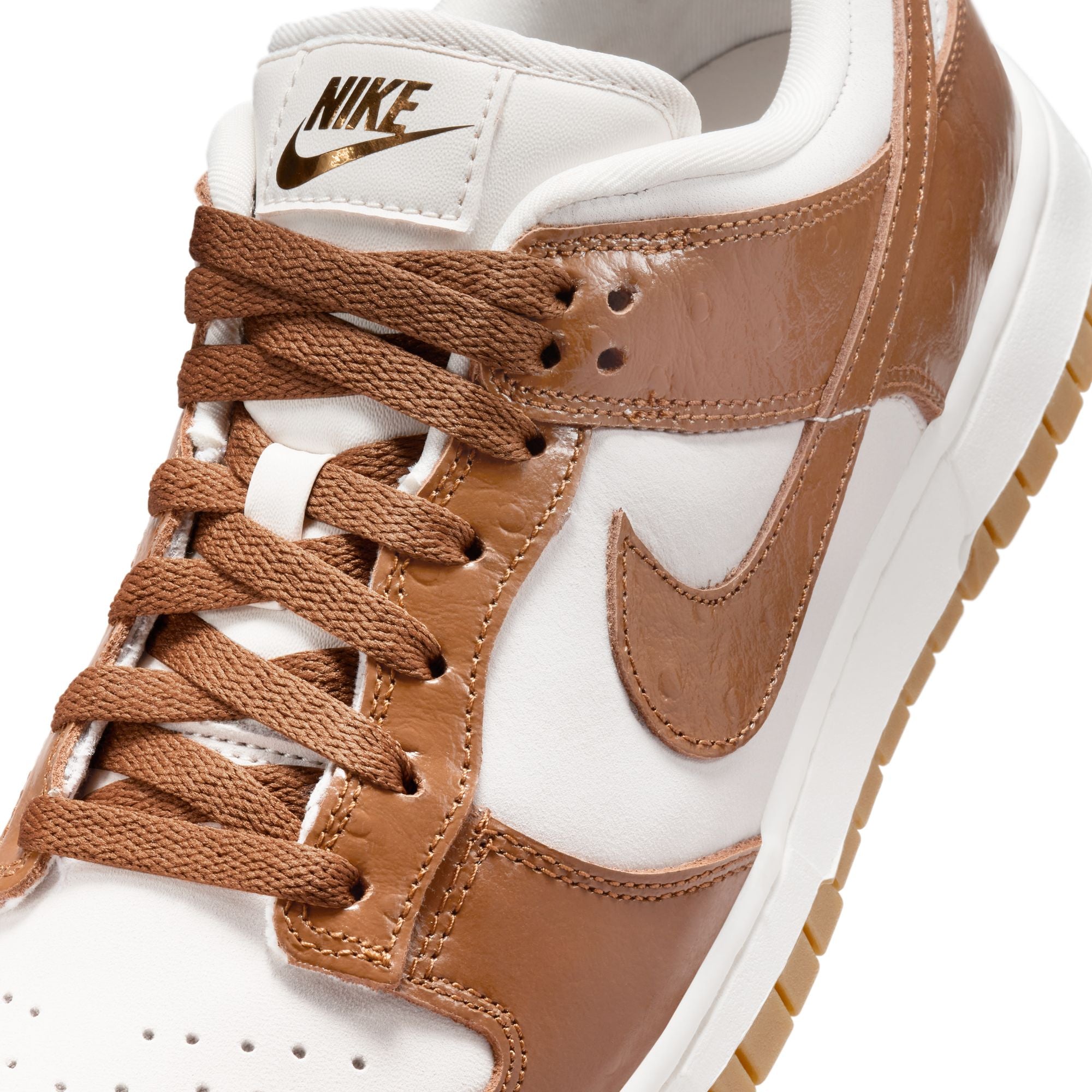 Dunk Low LX W 'Brown Ostrich' - INVINCIBLE