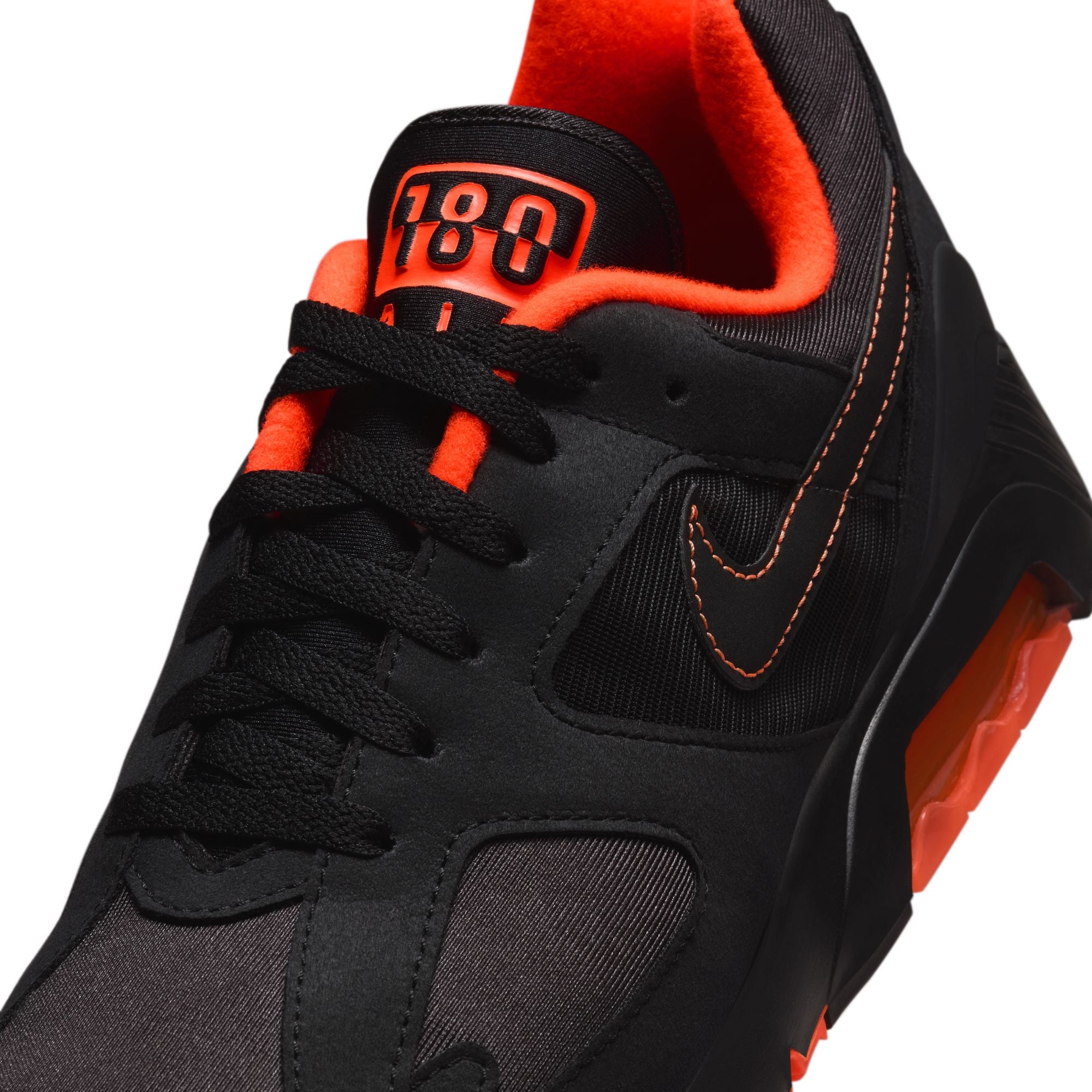 air force 180 shoes red and black