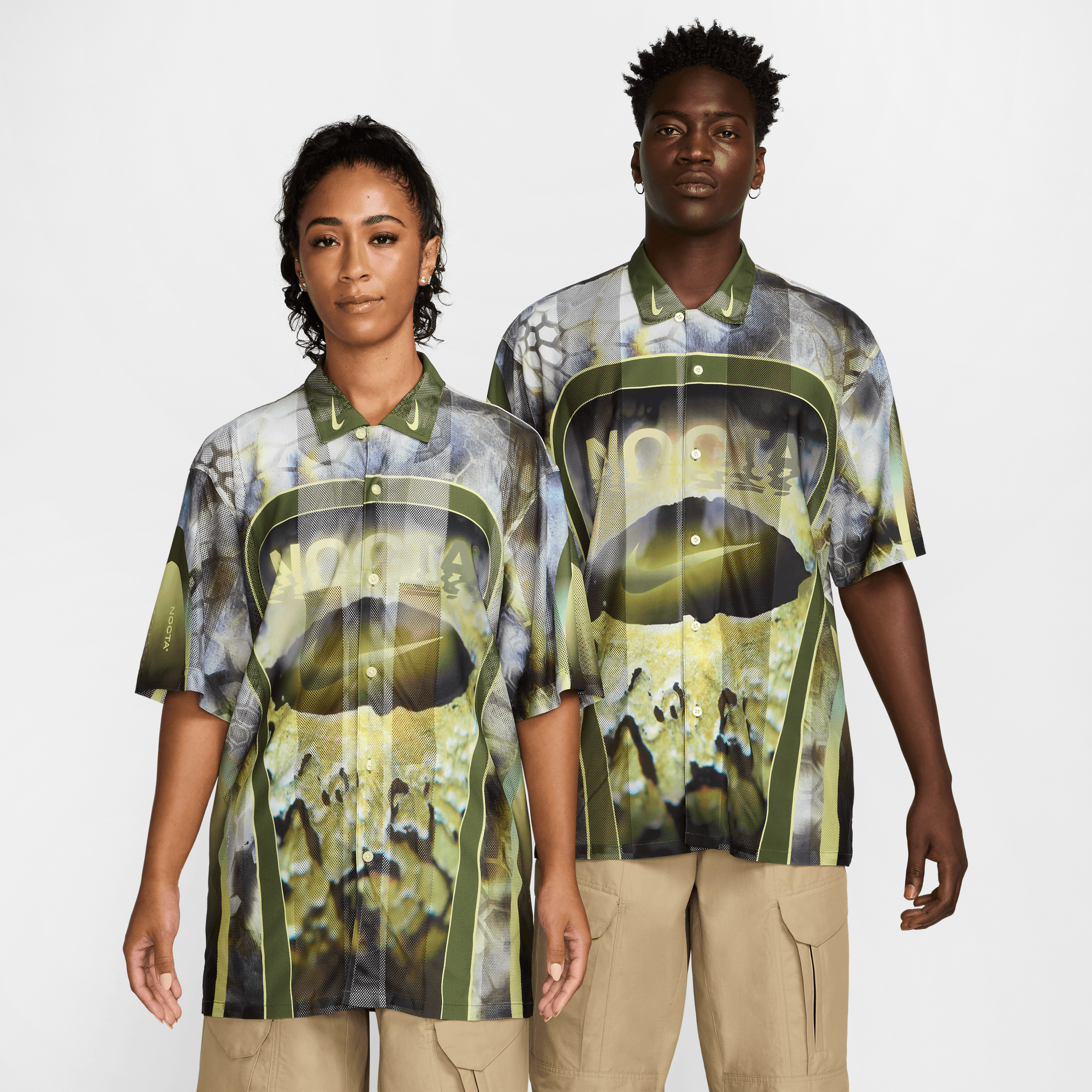 Nike x NOCTA Opal Button-Down Short-Sleeve Top - INVINCIBLE