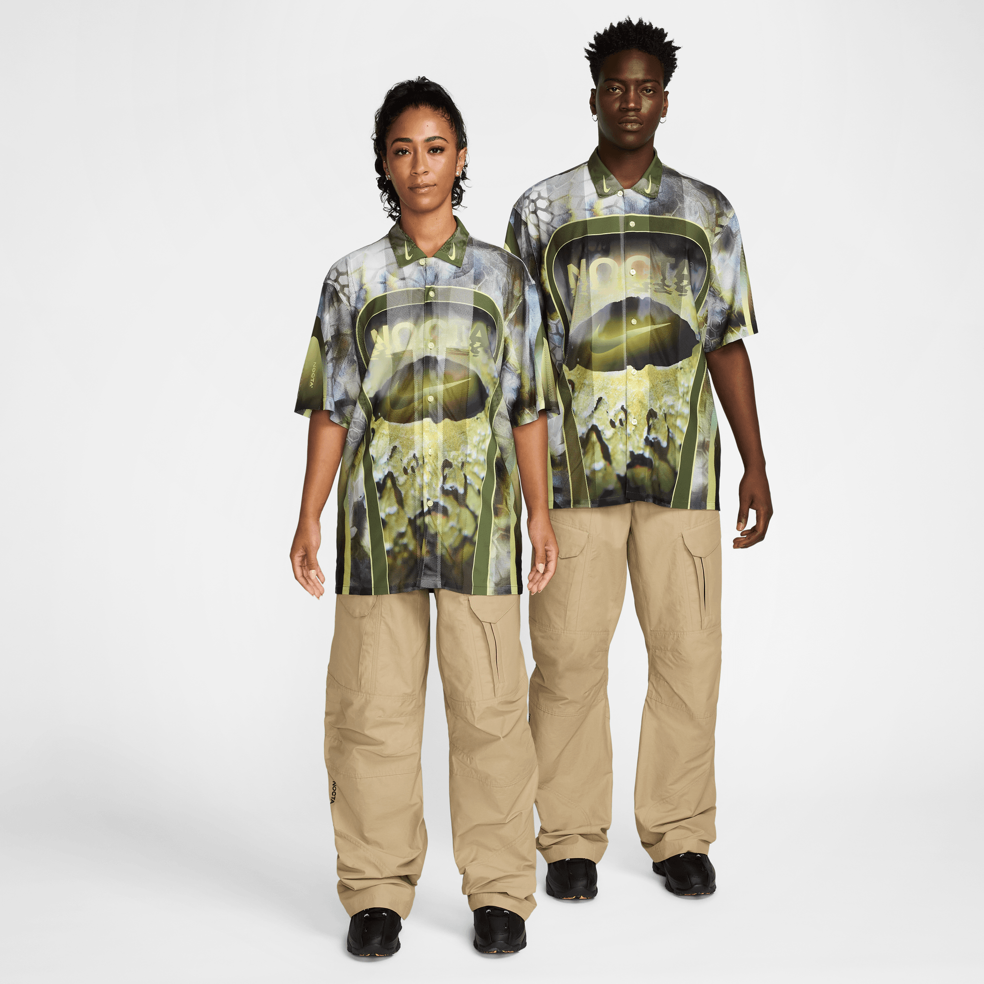 Nike x NOCTA Opal Button-Down Short-Sleeve Top - INVINCIBLE