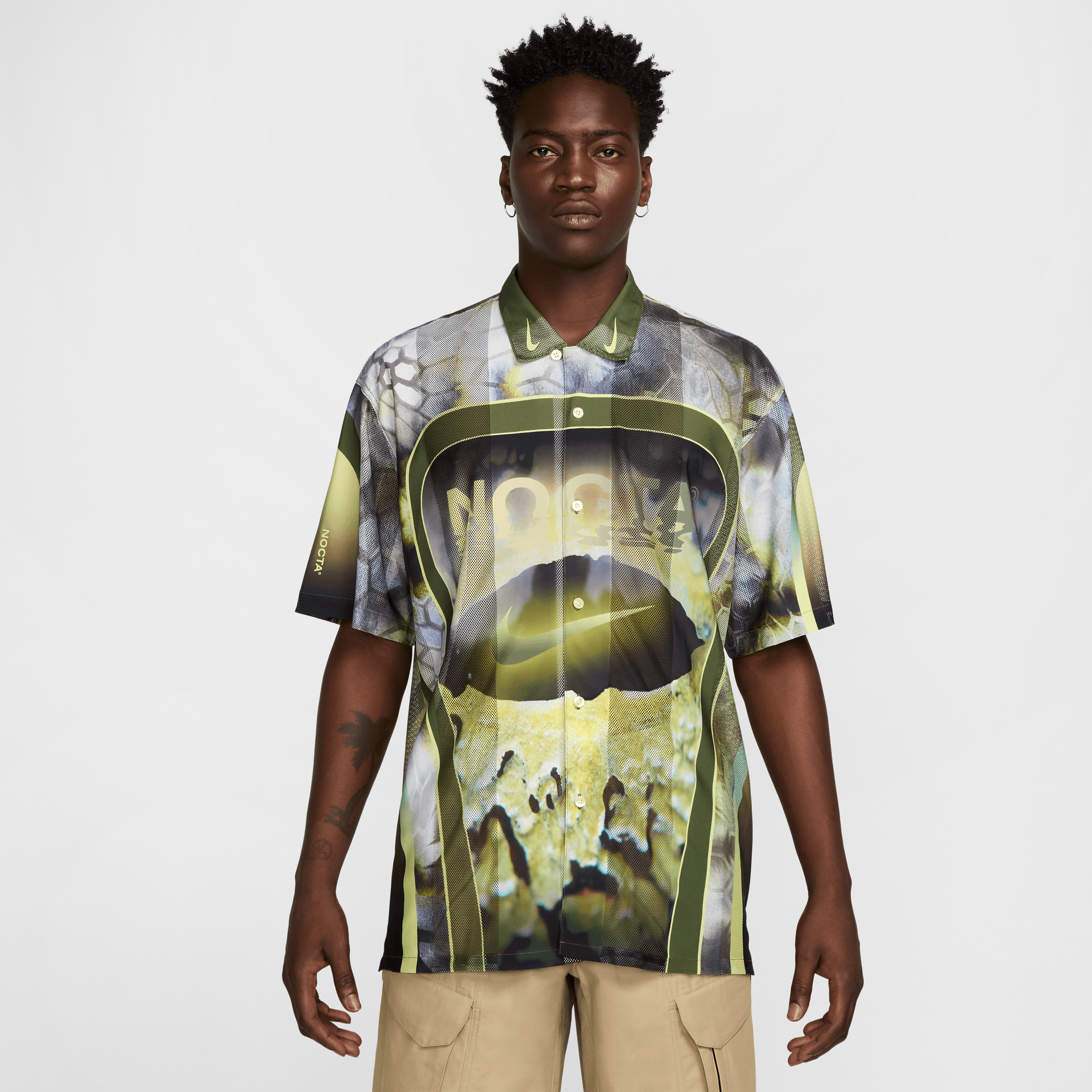Nike x NOCTA Opal Button-Down Short-Sleeve Top - INVINCIBLE