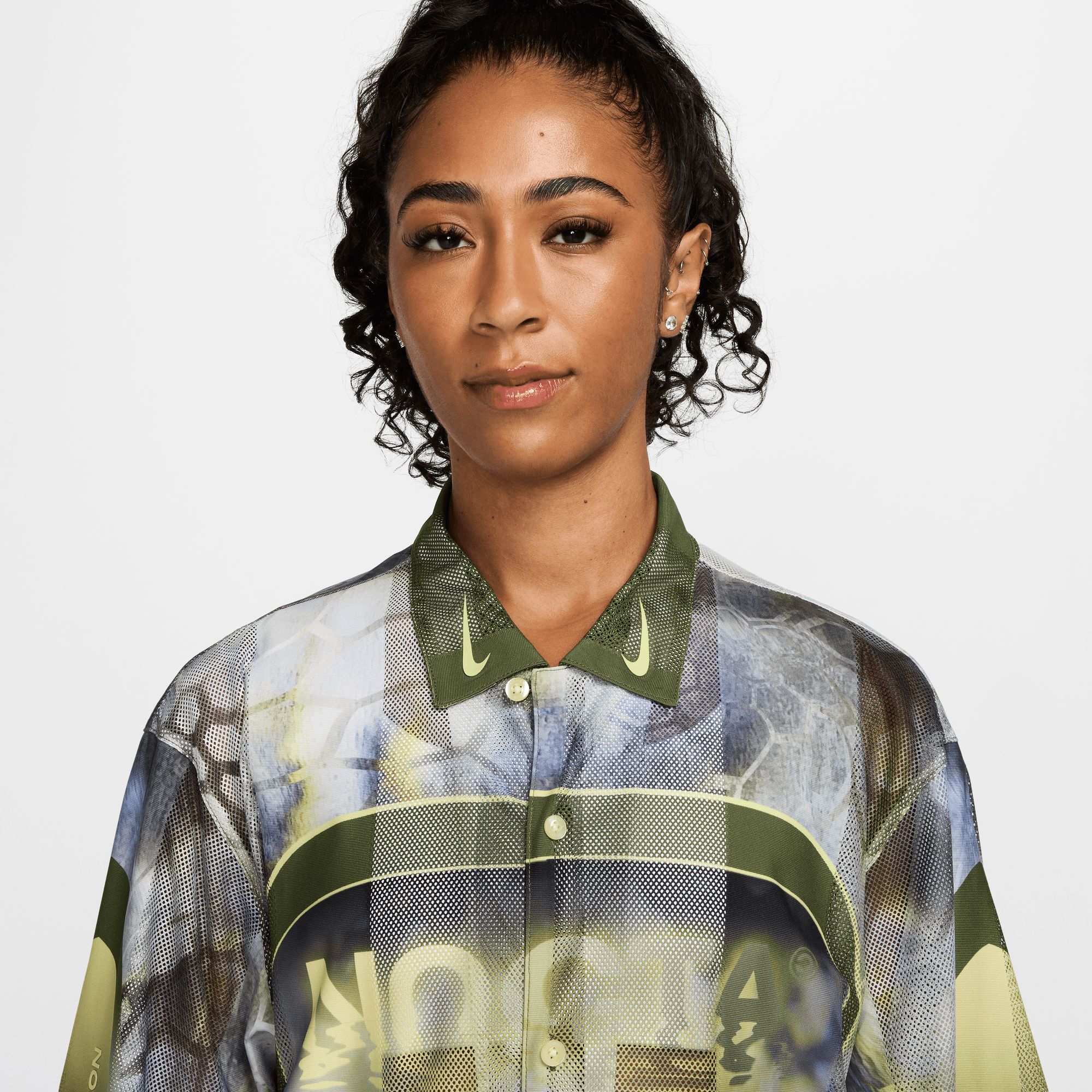 Nike x NOCTA Opal Button-Down Short-Sleeve Top - INVINCIBLE