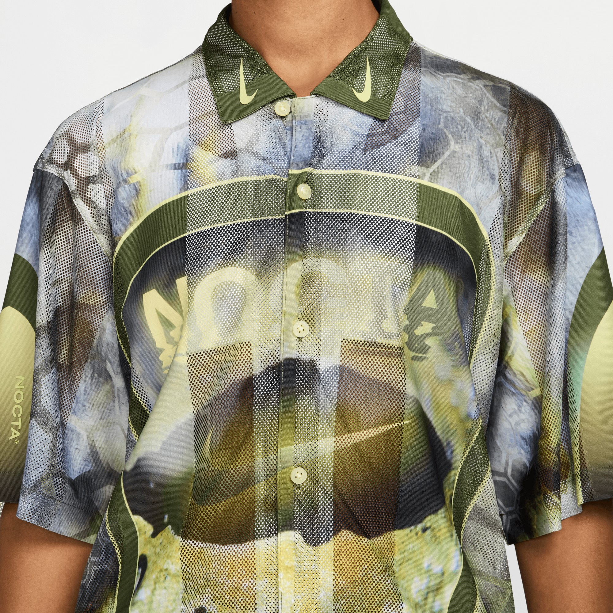 Nike x NOCTA Opal Button-Down Short-Sleeve Top - INVINCIBLE