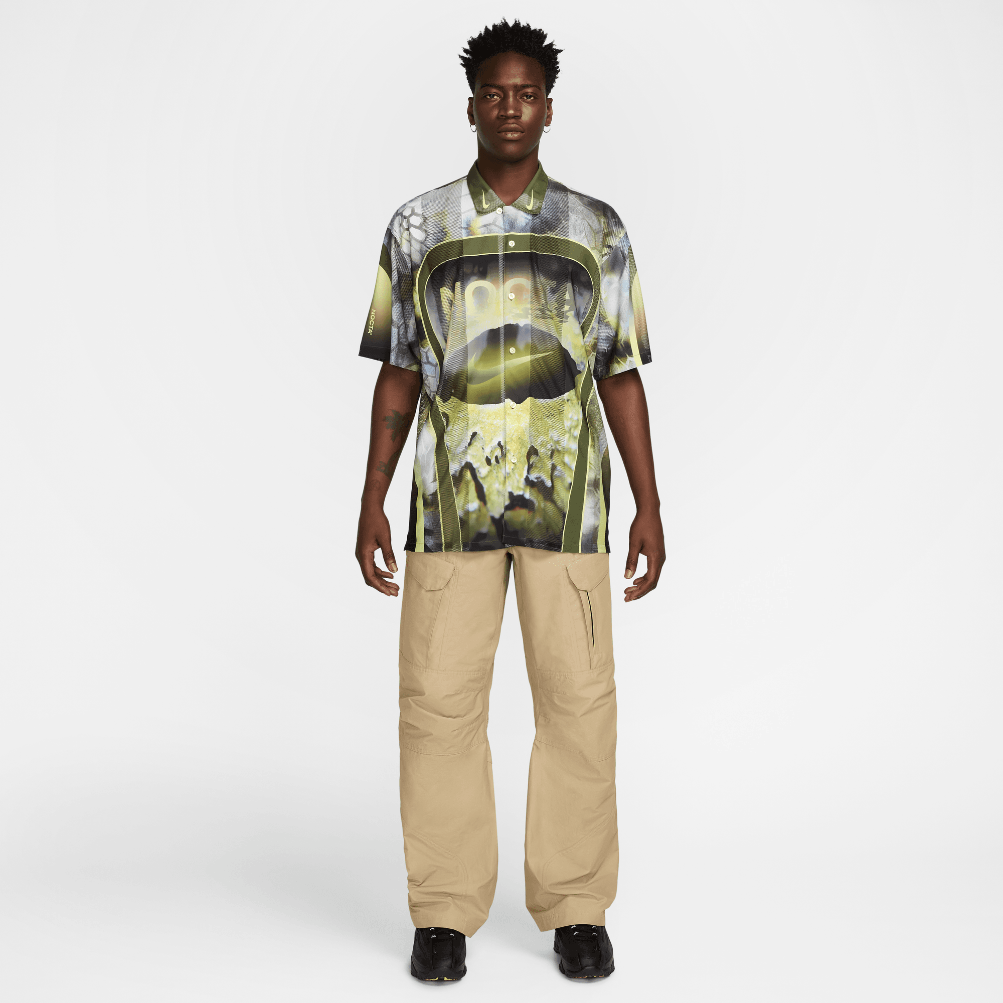 Nike x NOCTA Opal Button-Down Short-Sleeve Top - INVINCIBLE