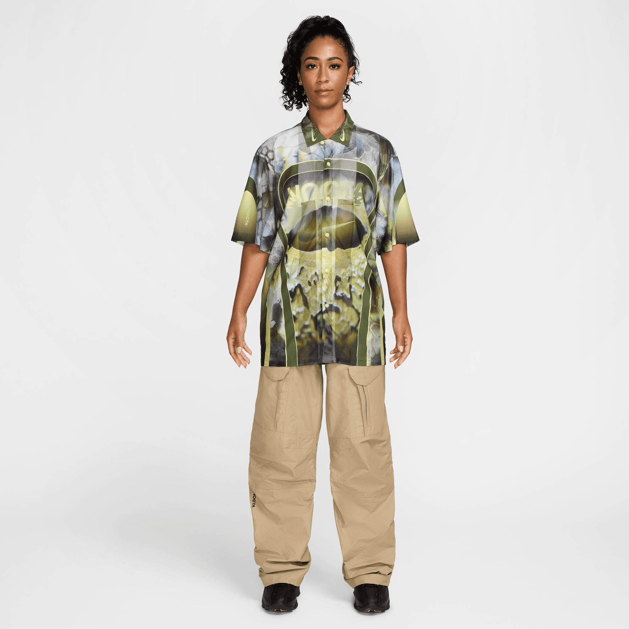 Nike x NOCTA Opal Button-Down Short-Sleeve Top - INVINCIBLE