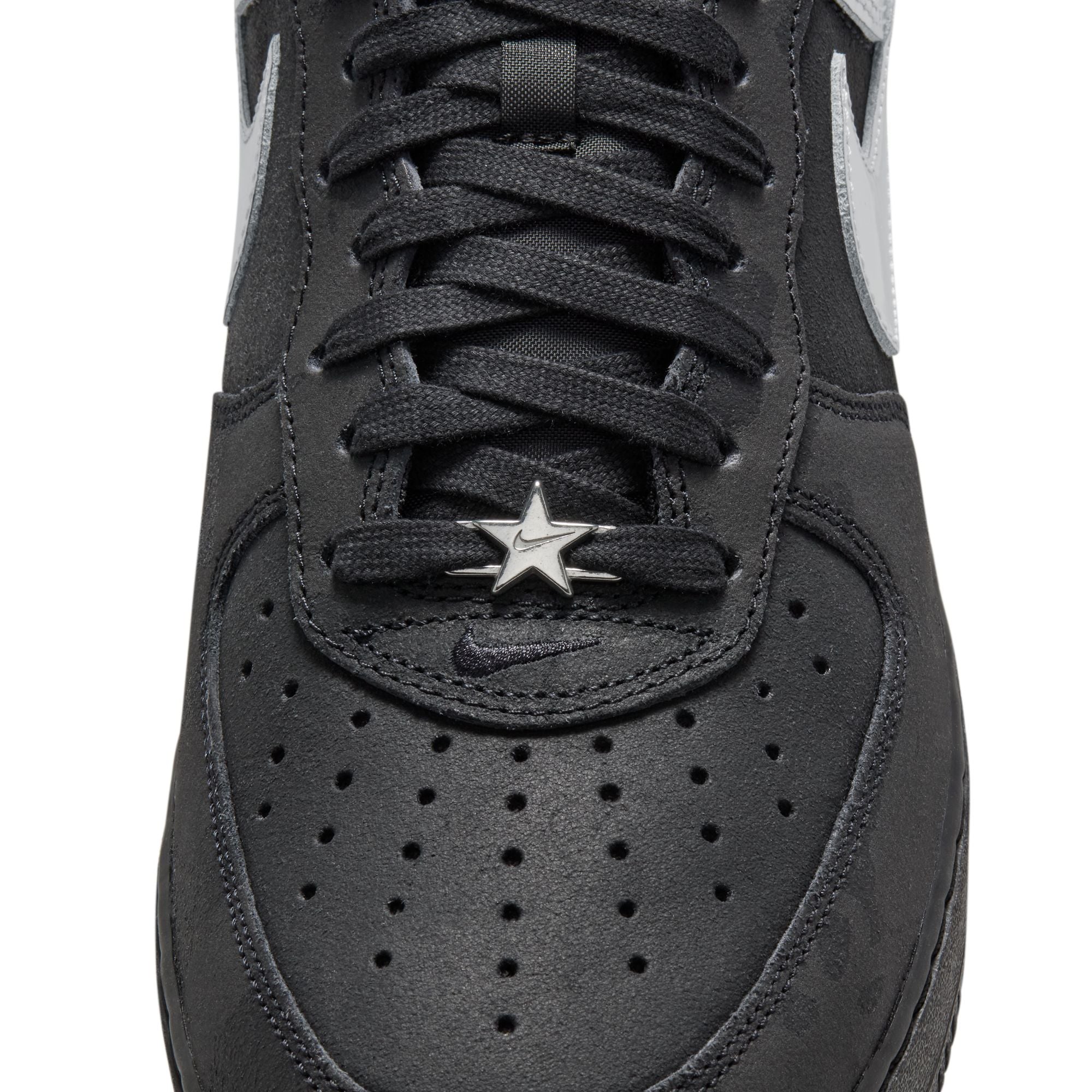 black nike air force 1 with stars