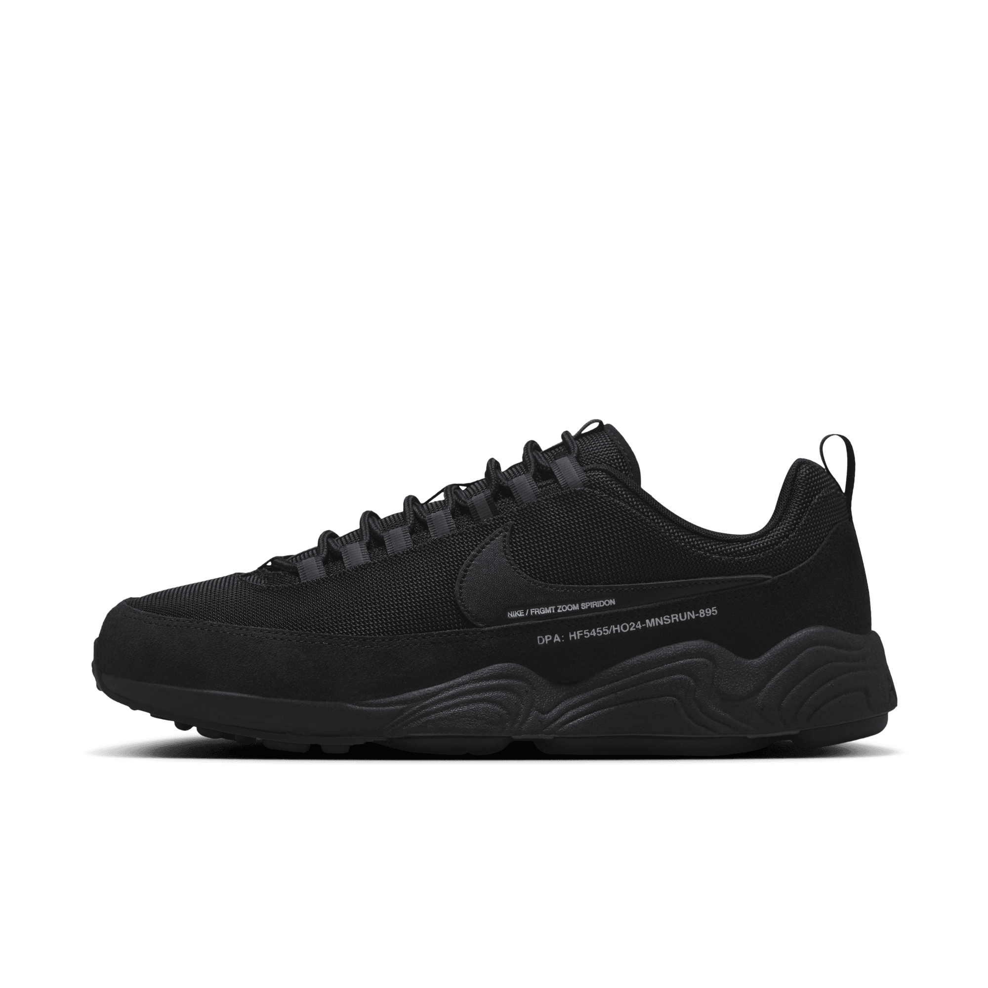Nike air zoom spiridon triple black sales