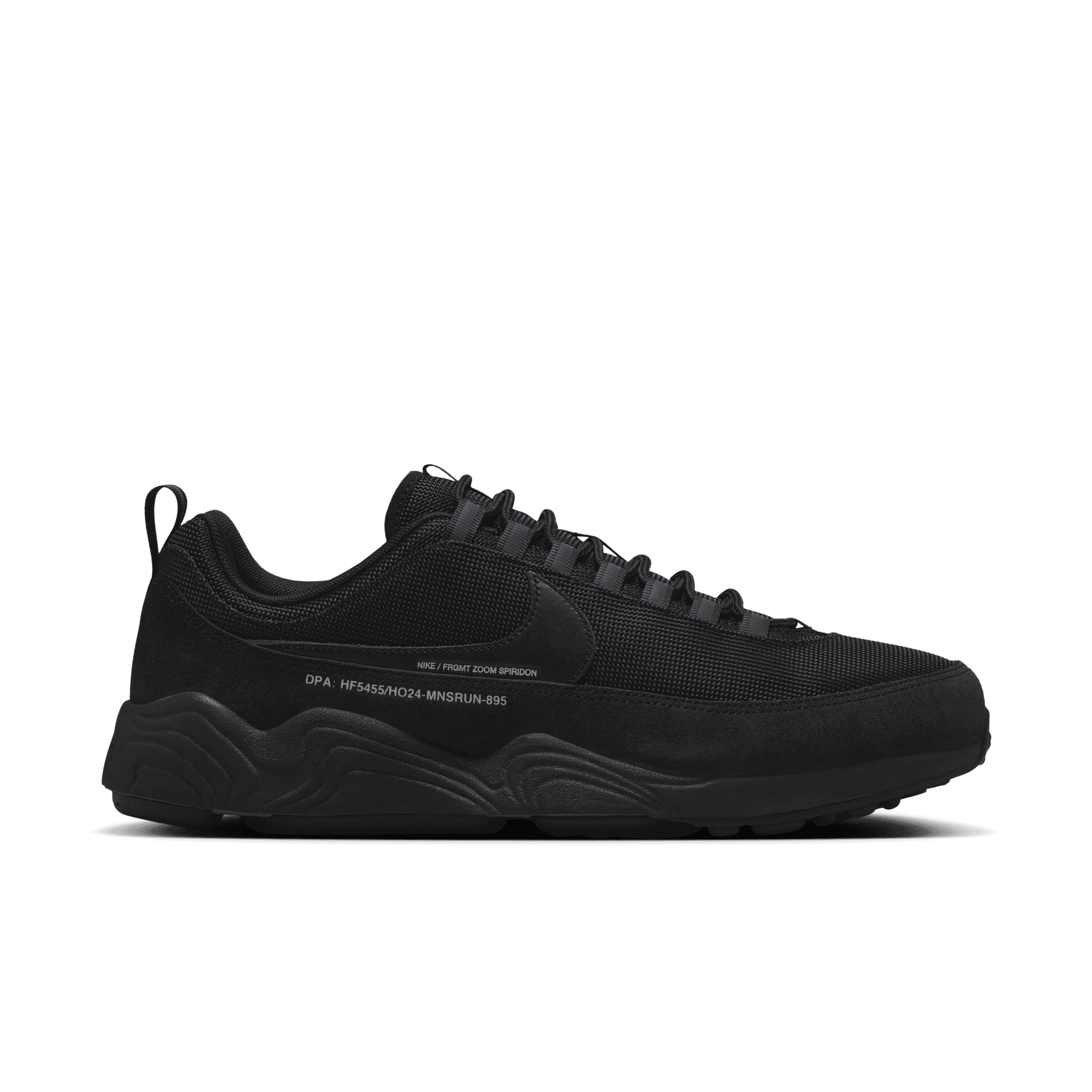 Fragment x Nike Air Zoom Spiridon Triple Black INVINCIBLE Indonesia