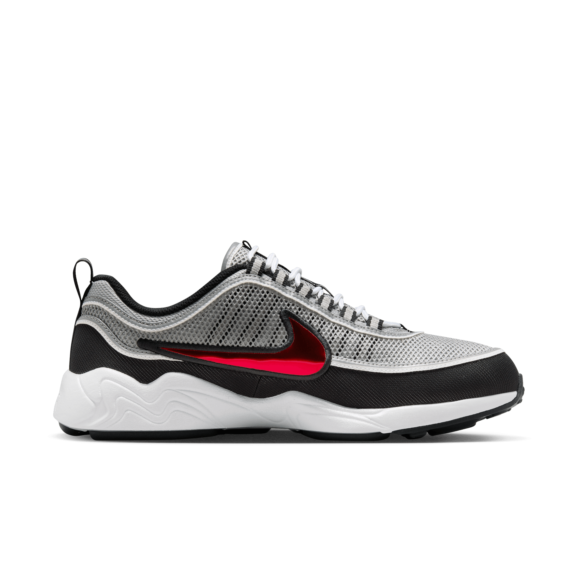 Air Zoom Spiridon 'Metallic Silver and Sport Red' - INVINCIBLE