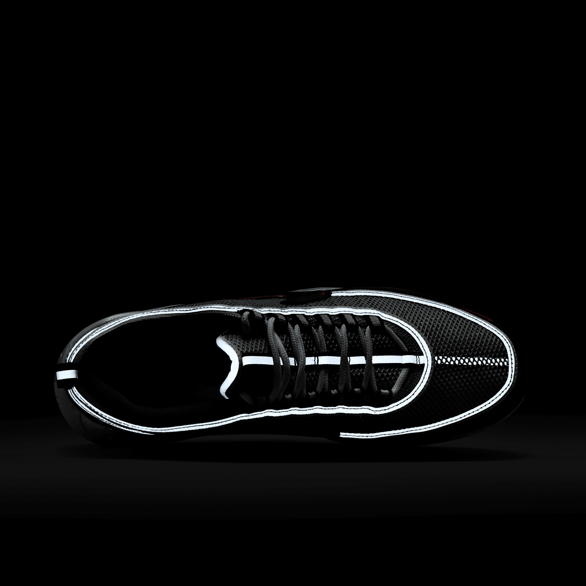 Air Zoom Spiridon 'Metallic Silver and Sport Red' - INVINCIBLE
