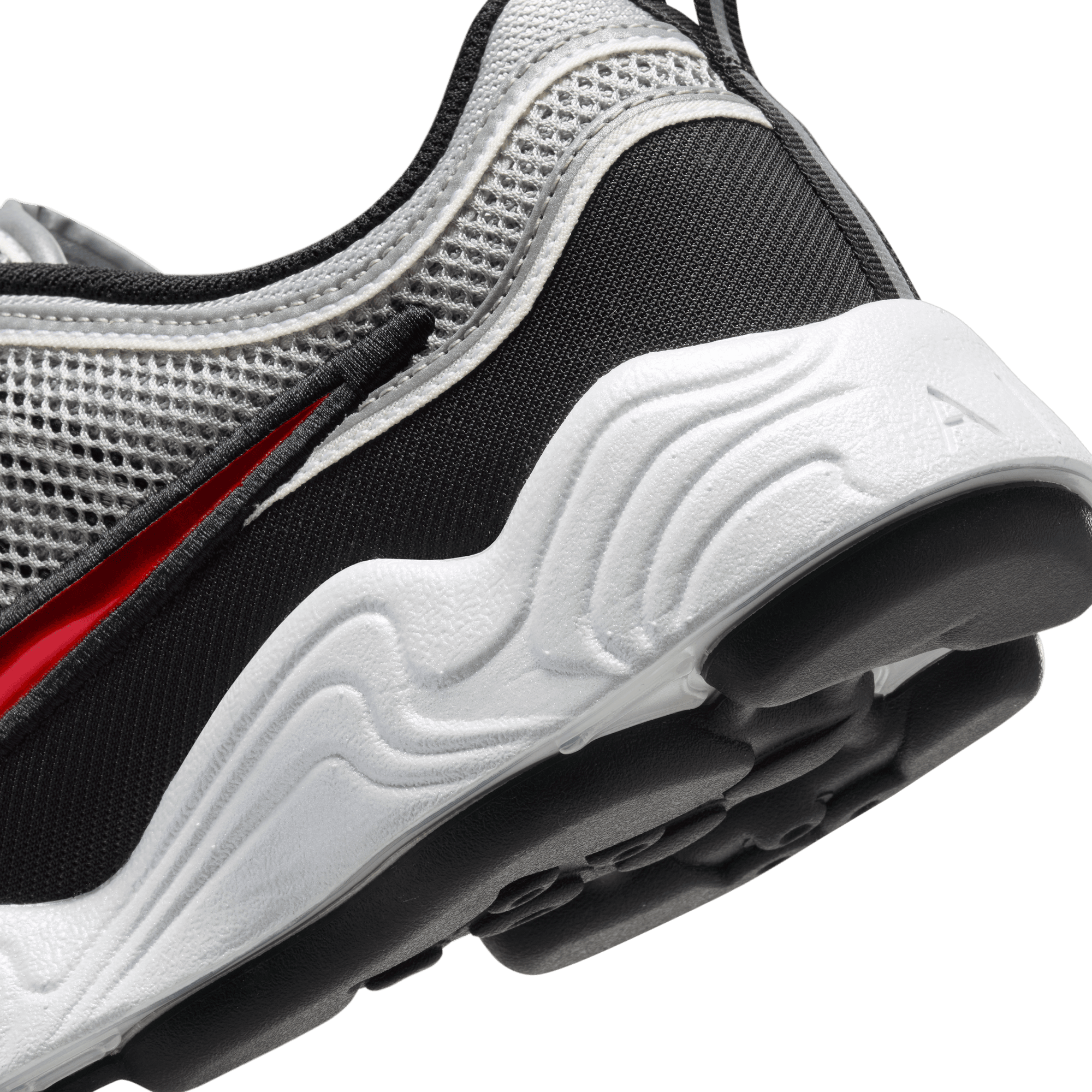 Air Zoom Spiridon 'Metallic Silver and Sport Red' - INVINCIBLE