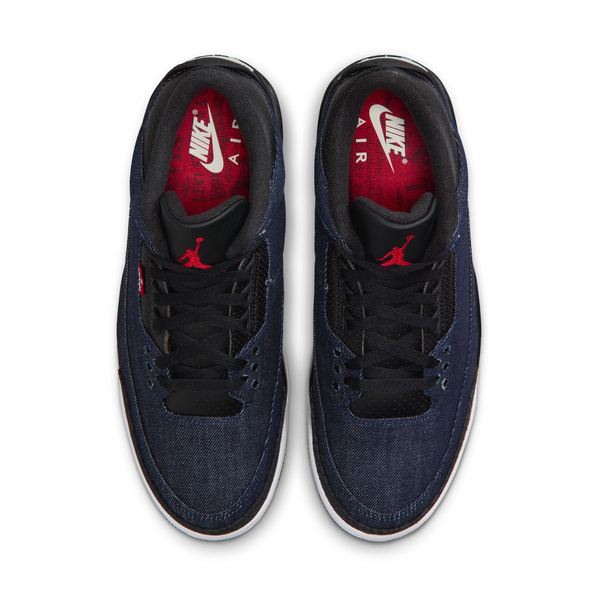 Air Jordan 3 x Levi's® 'Indigo and Gym Red' – INVINCIBLE Indonesia