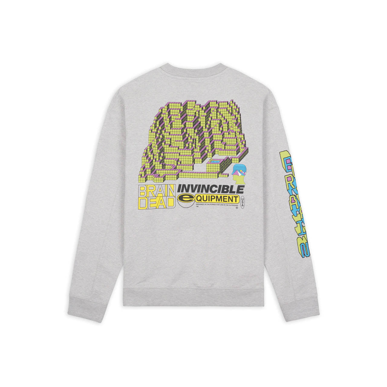 Brain Dead x INVINCIBLE Building Blocks Crewneck - INVINCIBLE