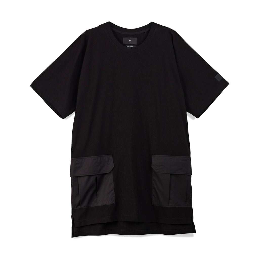 Y-3 Crepe Jersey SS Pocket Tee - INVINCIBLE
