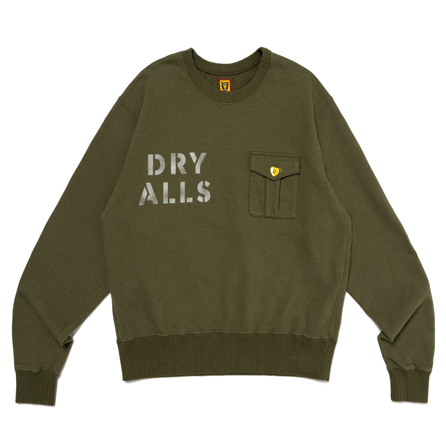 Cropped Military Sweatshirt - INVINCIBLE