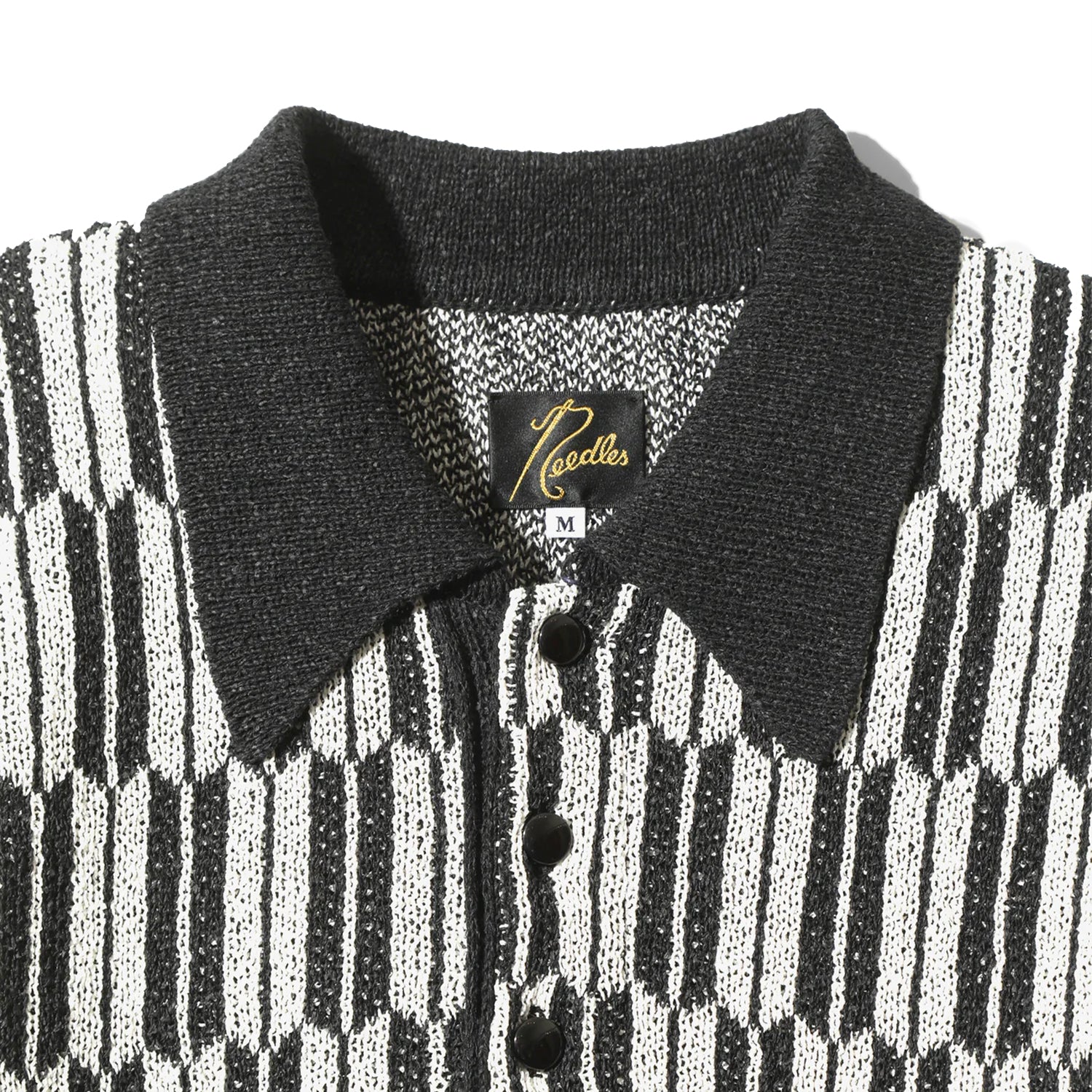 Needles Polo Sweater-Arrow ブラック サイズM Needles Polo Sweater-Arrow ブラック サイズM