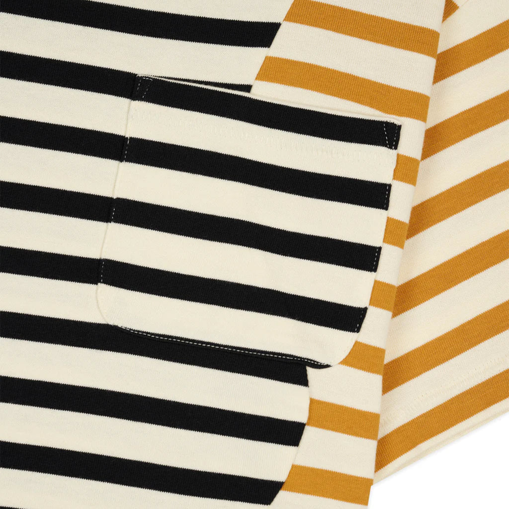 Organic Paneled Stripe SS T-Shirt - INVINCIBLE