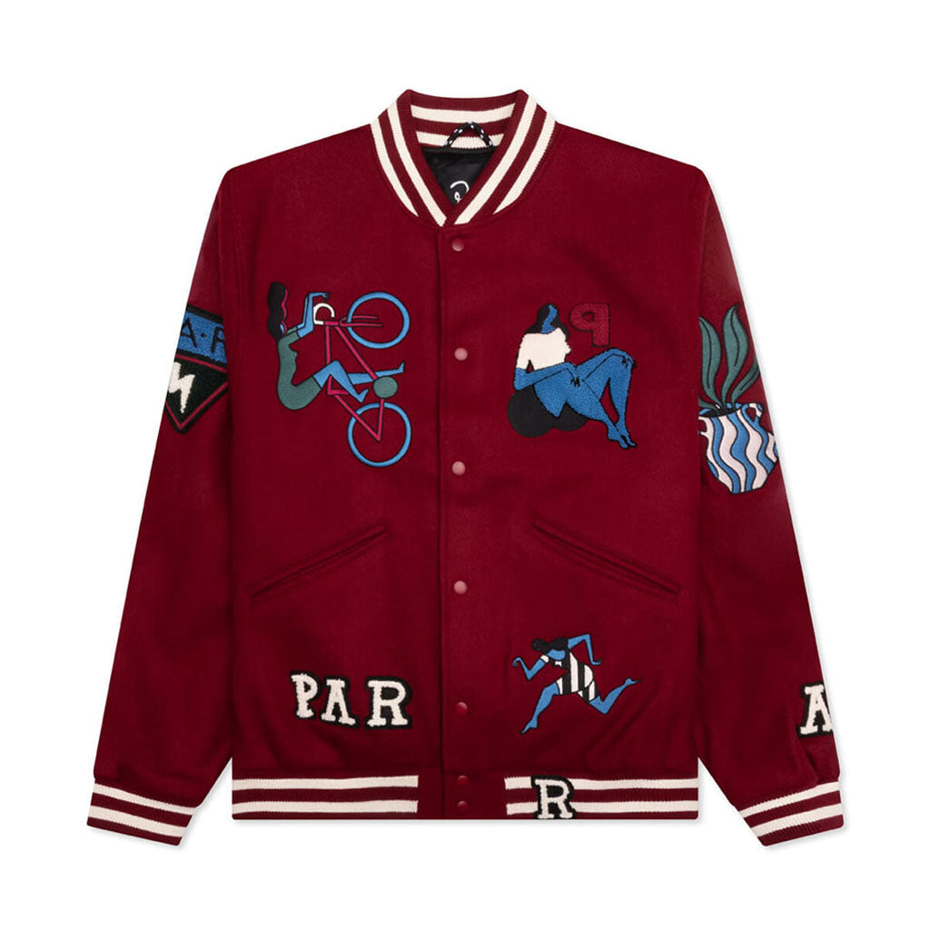 Run Sit & Bike Varsity Jacket - INVINCIBLE