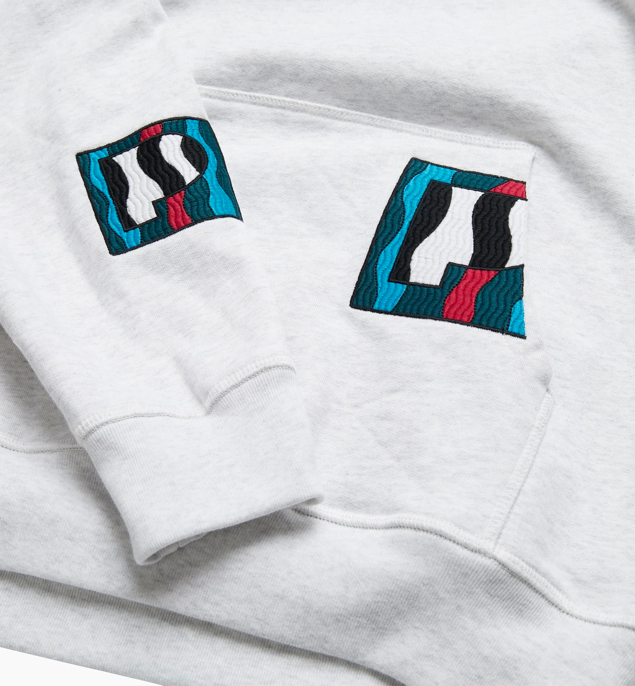 Zebra Striped P Hooded Sweatshirt - INVINCIBLE