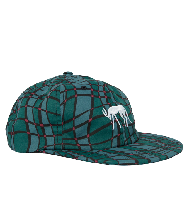 Squared Waves Pattern 6 Panel Hat - INVINCIBLE