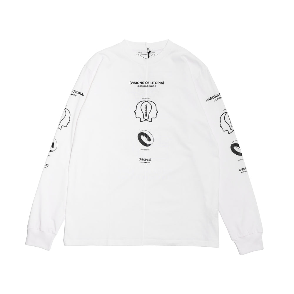 Upcycled Utopia Long Sleeve T-Shirt - INVINCIBLE