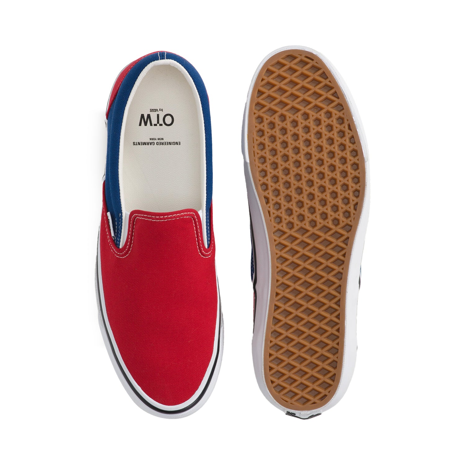 靴 OTW CLASSIC 98 28cm ENGINEERED GARMENTS VANS - OTW By VANS x Engineered Garments Classic Slip-On 98