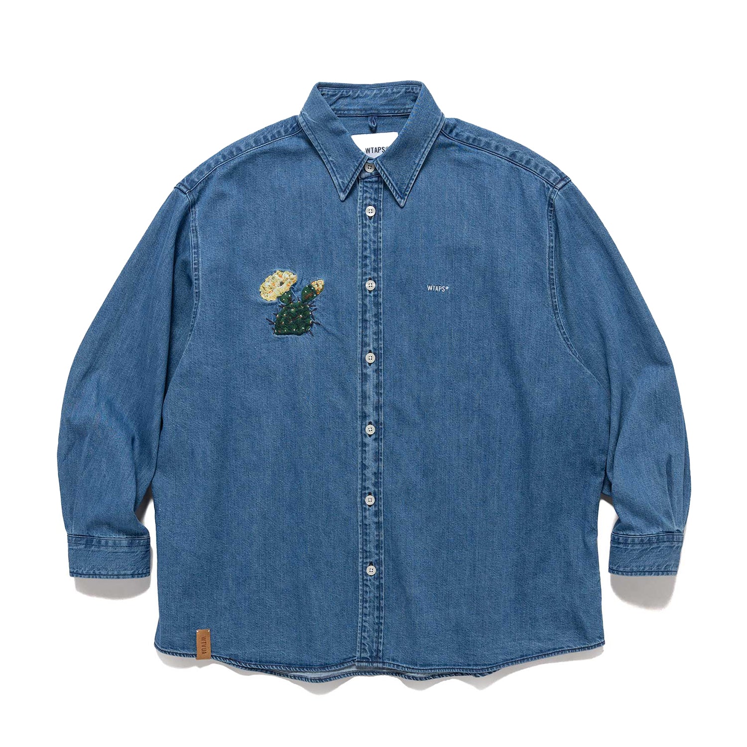 WTAPS CB LS COTTON CHAMBRAY INDIGO かる M