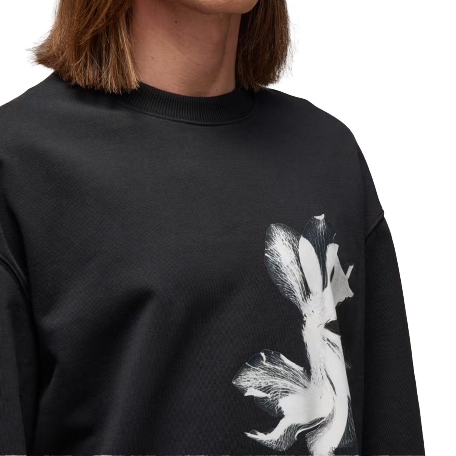 Y-3 Graphic French Terry Crew Sweater - INVINCIBLE