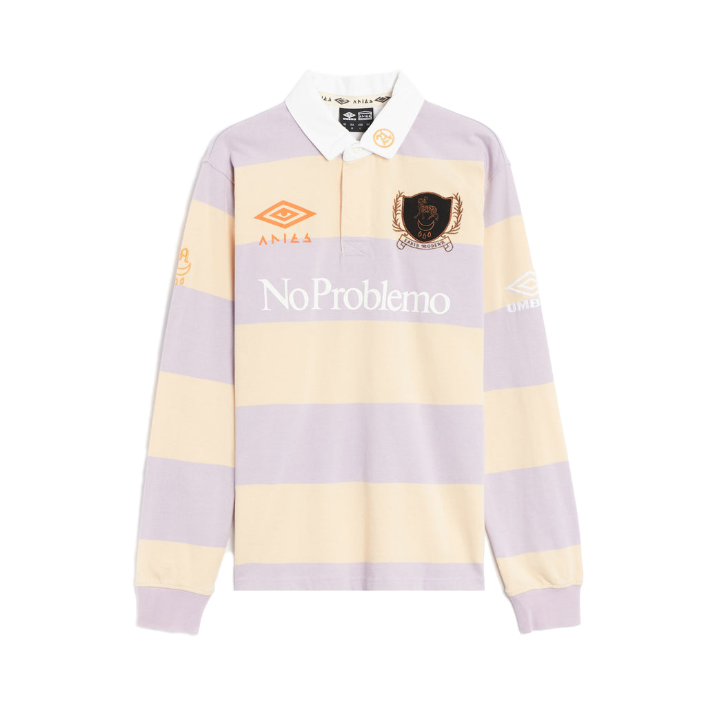 Aries x Umbro Screen Print Rugby Shirt - INVINCIBLE