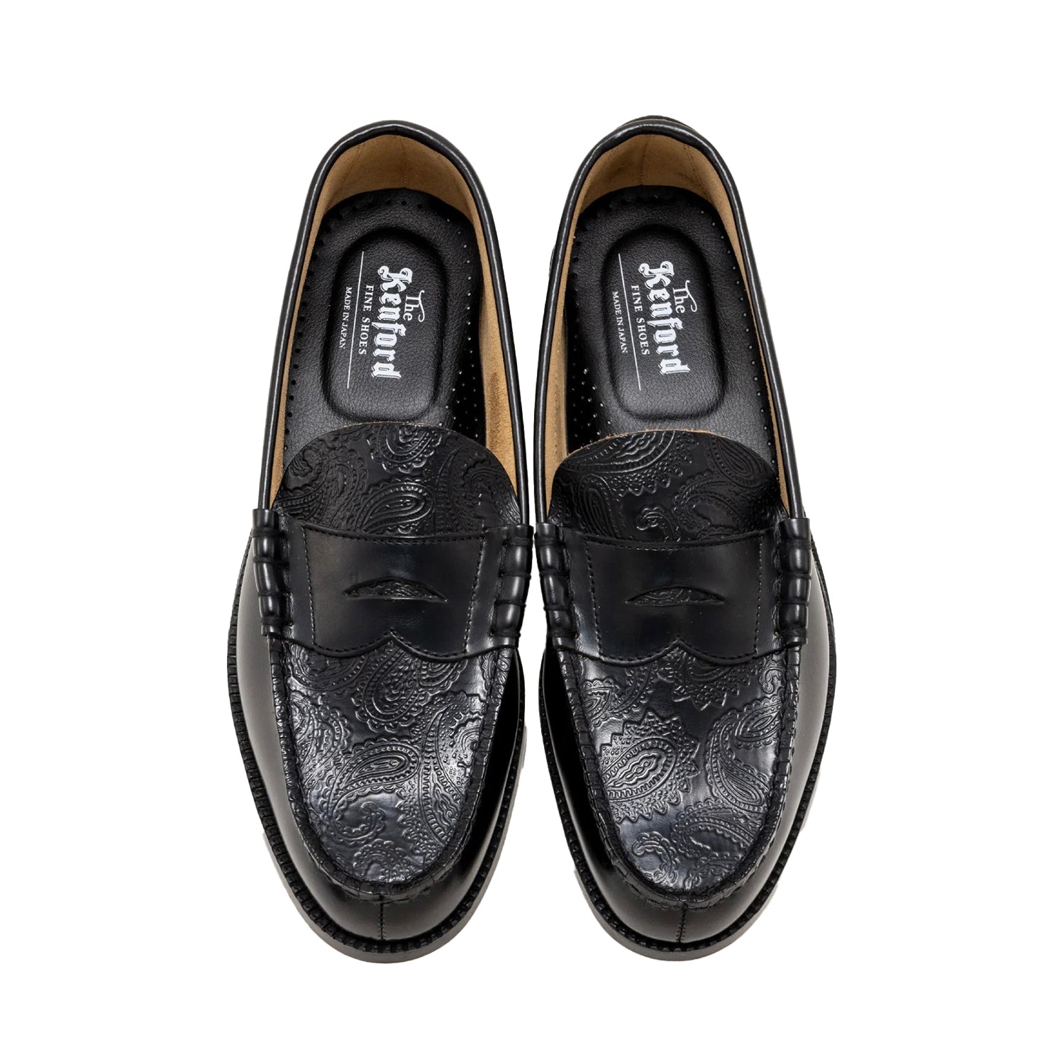 靴 EMBOSSED LOAFERS BLACK PAISLEY25.5cm Embossed Loafers – INVINCIBLE Indonesia