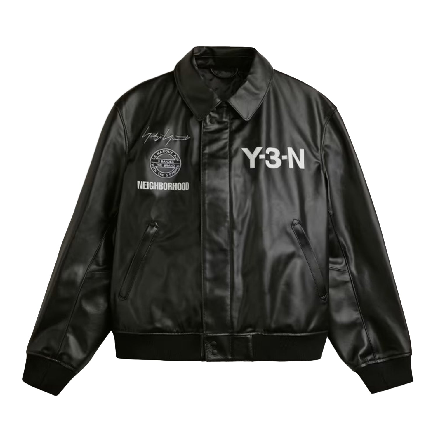 ジャケット・アウター Y-3 stitch leather bomber jacket archive Y-3 NBHD Leather Bomber Jacket – INVINCIBLE Indonesia