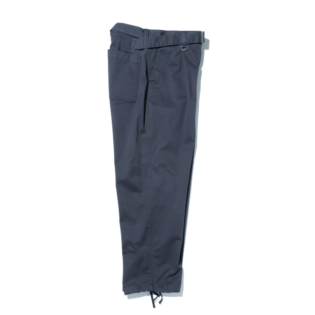 Stretch Chino Belted Tuck Hem Cord Tapered - INVINCIBLE