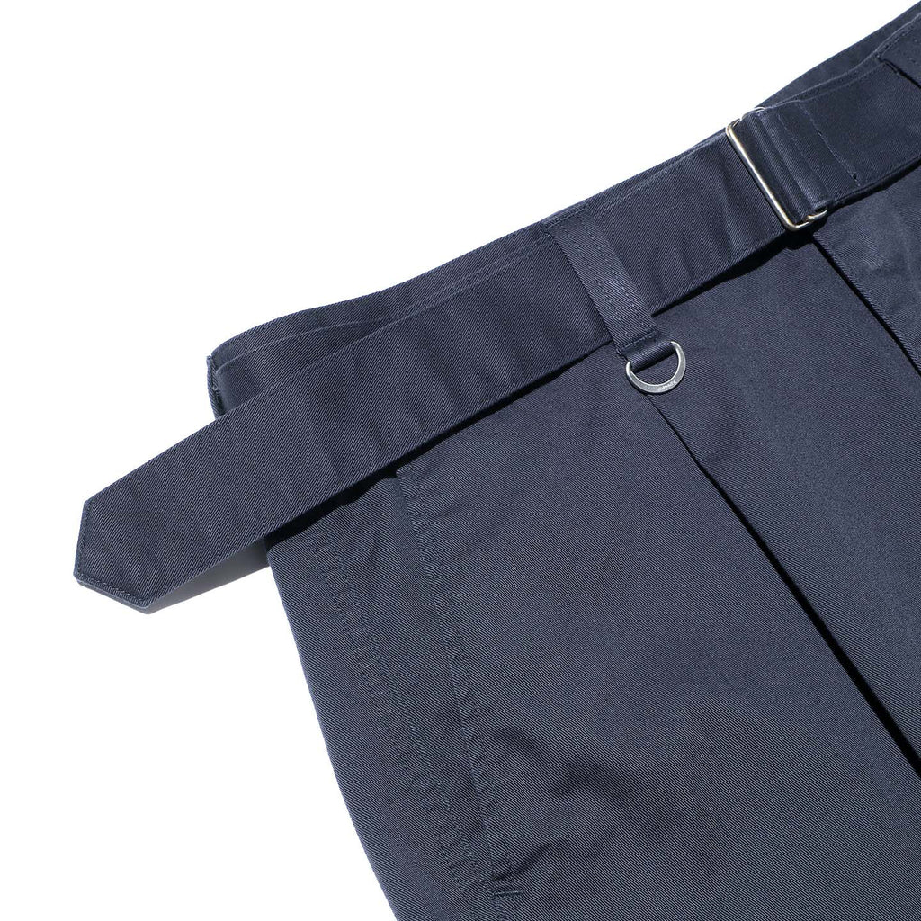 Stretch Chino Belted Tuck Hem Cord Tapered - INVINCIBLE