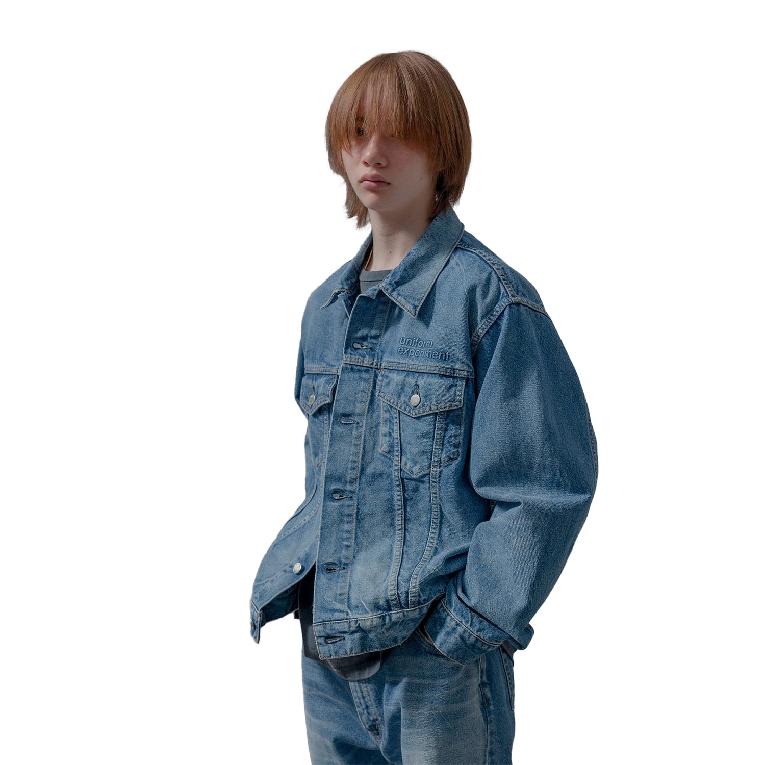 Denim Trucker Jacket - INVINCIBLE