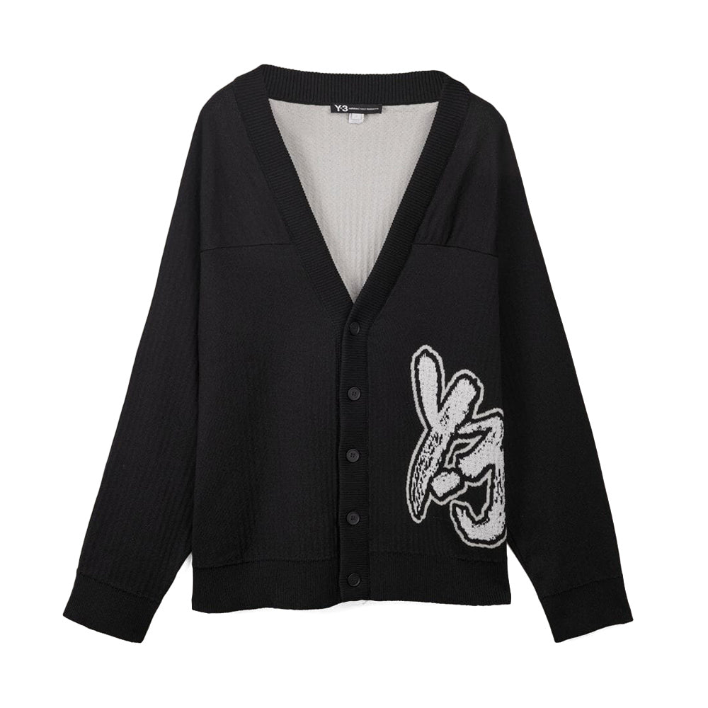 Y-3 Logo Knit Cardigan - INVINCIBLE