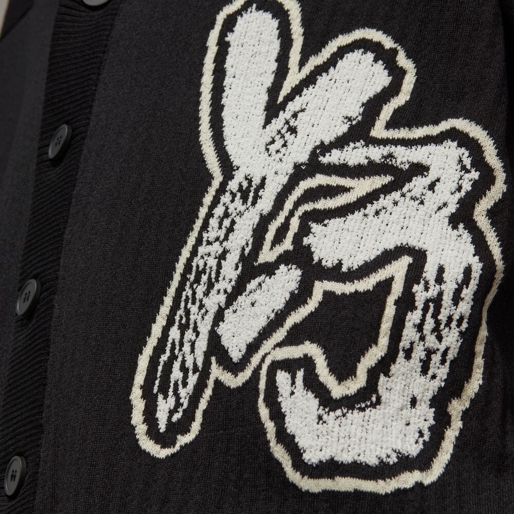 Y-3 Logo Knit Cardigan - INVINCIBLE