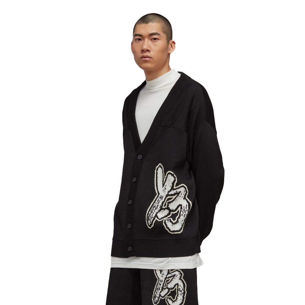 Y-3 Logo Knit Cardigan - INVINCIBLE