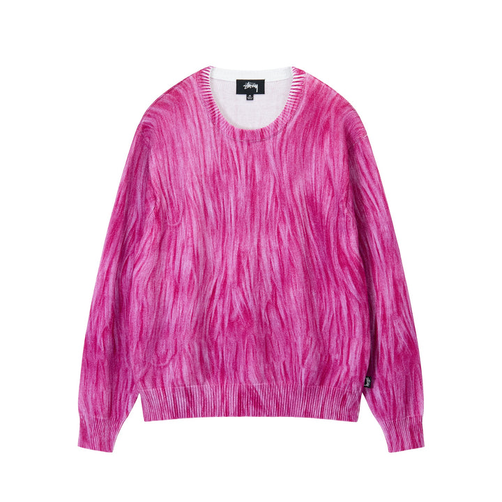Printed Fur Sweater - INVINCIBLE