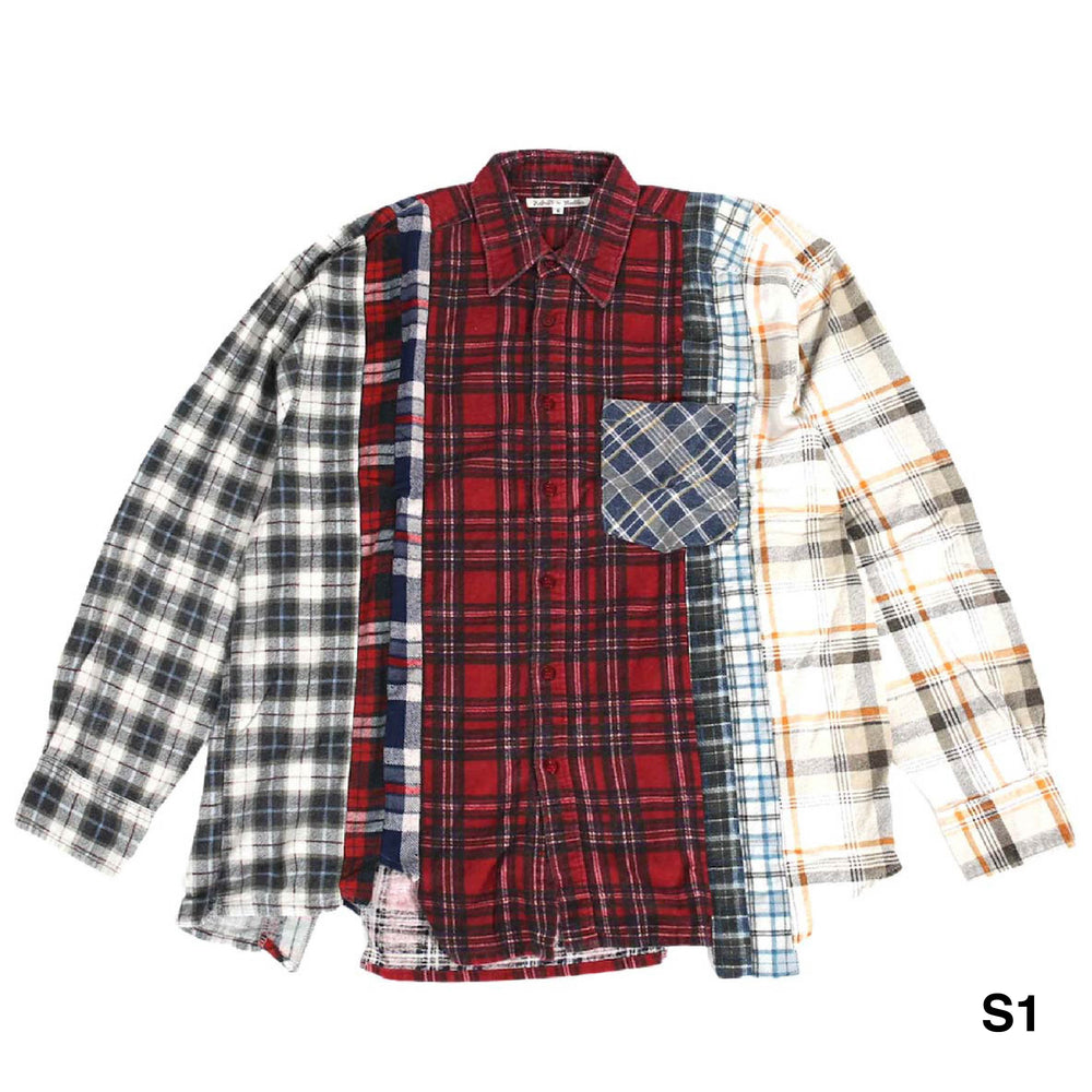 Rebuild by Needles Flannel Shirt - 7 Cuts Shirt - INVINCIBLE