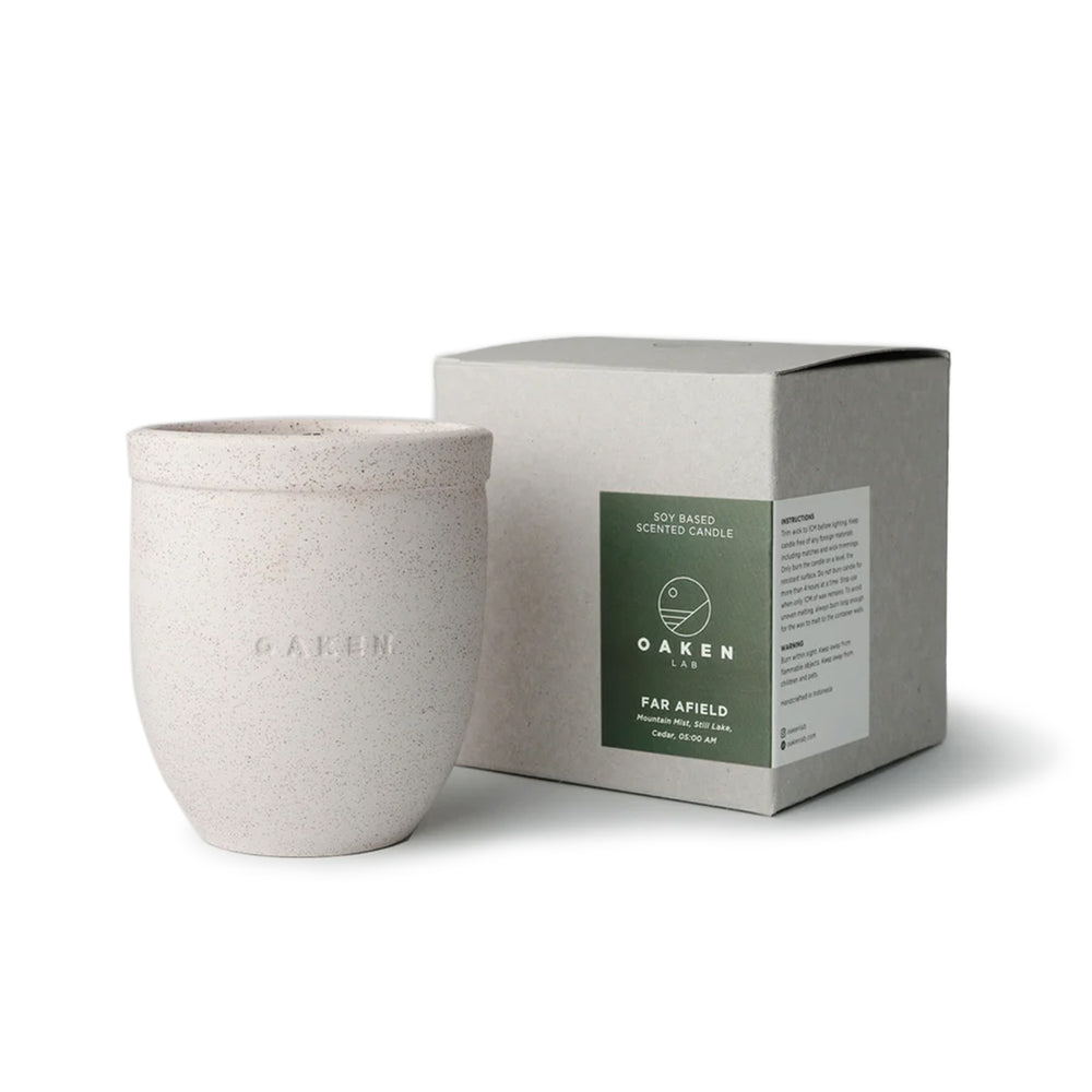 Ceramic Candle Large- Far Afield - INVINCIBLE